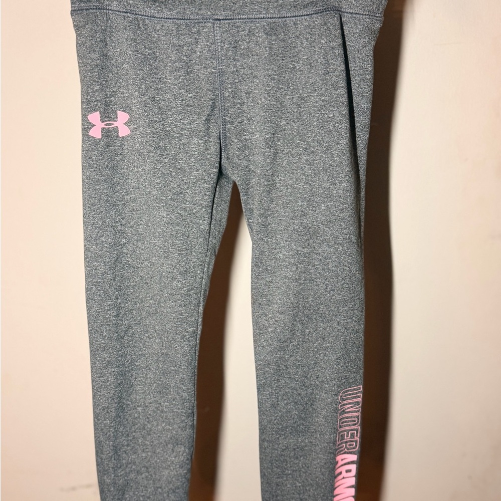 Under Armour Girls HeatGear Leggings – Size 5